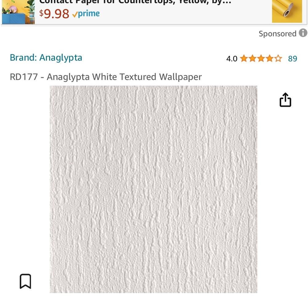 Textured wallpaper
